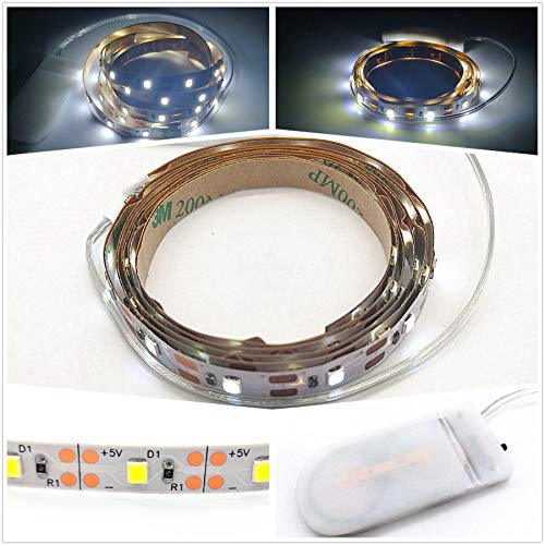 1.6ft LED Strip Light, Battery Powered Fairy Lights for DIY Decor