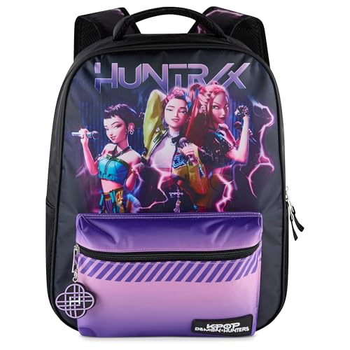K-Pop Demon Hunters 16 Inch Backpack for Girls with Rumi, Zoey, Mira