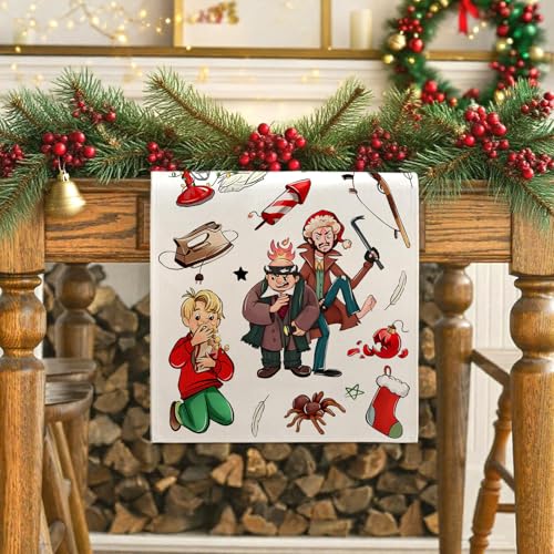Christmas Table Runner 13x72 Inch - Flaircave Winter Holiday Home Decor
