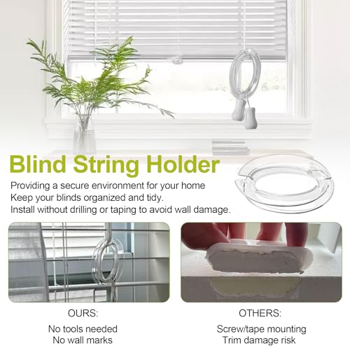 8-Pack Window Blind Cord Winders - Child Safety Cord Wrap for Blinds