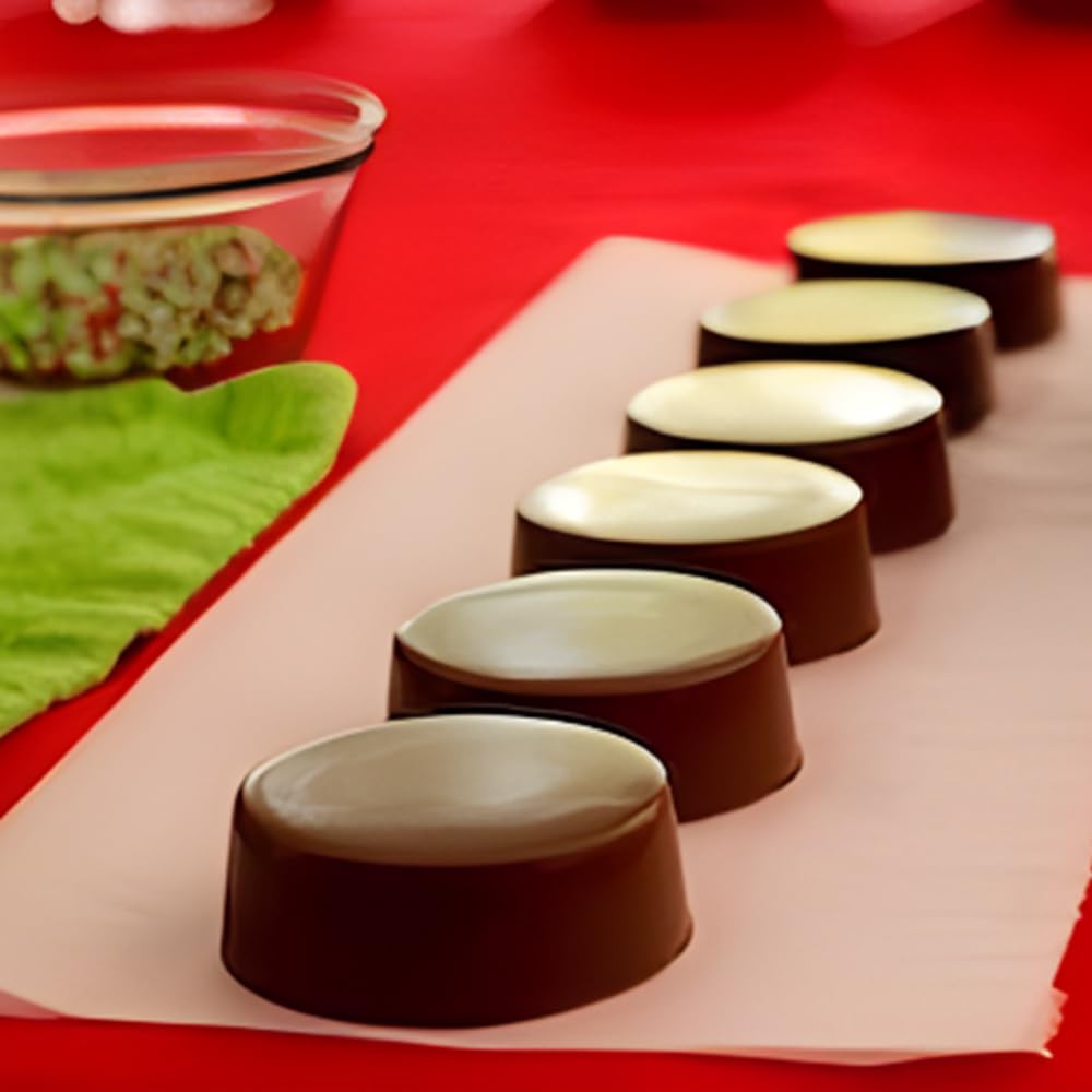 Food-Grade Plastic Chocolate Covered Mold for Oreo Cookies - 5 Pack (6 Cylinders Each) | Mold for Chocolate, Candy & Soap Making