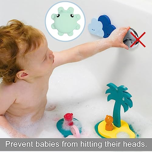 Silicone Bathtub Overflow Drain Cover, Octopus Bath Water Stopper