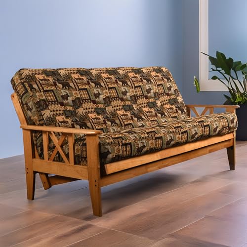 Full Size Futon Cover for 6-8 Inch Mattresses - Premium Fabric