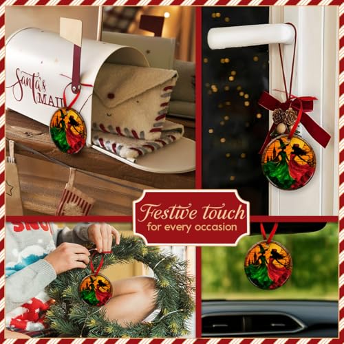 Witch Sister Ornament 2026 Gothic Christmas Decor Keepsake Gift