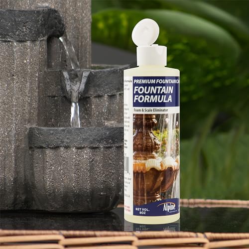 Water Fountain Cleaner & Scale Eliminator, 8 oz Indoor & Outdoor Liquid