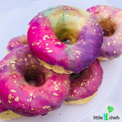 Gluten-Free Unicorn Donut Baking Kit for Kids with Silicone Pan