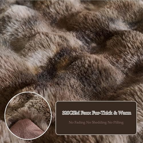 Shaggy Faux Fur Body Pillow 20"x54" - Soft, Fluffy and Cozy