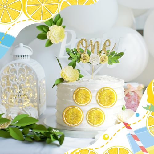 30 Pcs Fake Lemon Slices - Realistic Artificial Fruit Decor