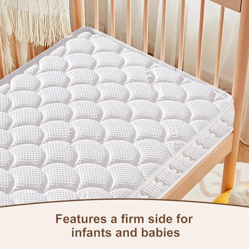 Breathable Foam Crib & Toddler Mattress - Standard 52" x 27.6" x 5"