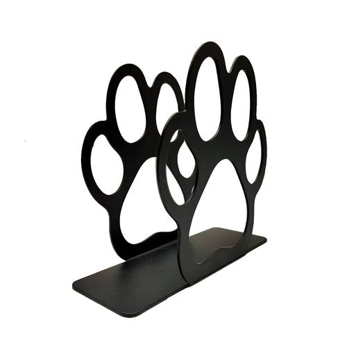 Cute Animal Footprint Iron Napkin Holder Black, Freestanding Tissue Dispenser Holder,Dog Paw Bear Claw Decor,Table Metal Napkin Holder for Home Kitchen Restaurant Picnic Party Wedding (Dog Paw)