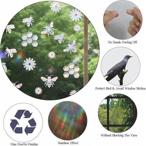 Window Decals to Prevent Bird Strikes - Hummingbird Clings