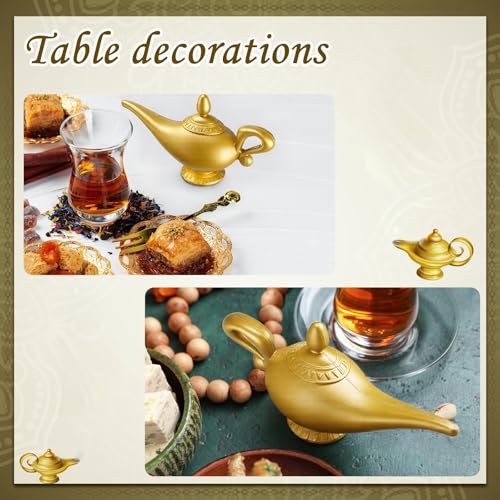 6 Pack Vintage Arabian Magic Lamps - Halloween Costume Party Props