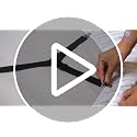 Criss-Cross Bed Sheet Holders - 2 PCS Black Mattress Straps