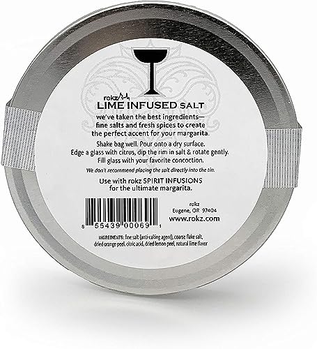 Rokz Lemon Drop & Lime Cocktail Sugar & Salt Rimmerz 4oz Pack of 2 - Margarita Rim Enhancers