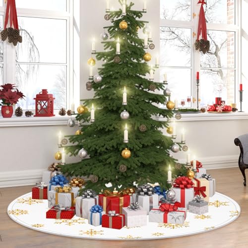 30-Inch Silicone Christmas Tree Stand Mat - Non-Slip Floor Protector Pad