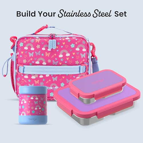 3-Compartment Stainless Steel Lunch Box, Leak-Proof Food Container