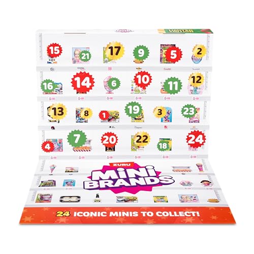 24 Days Miniature Toys Advent Calendar - Mystery Collectibles Set