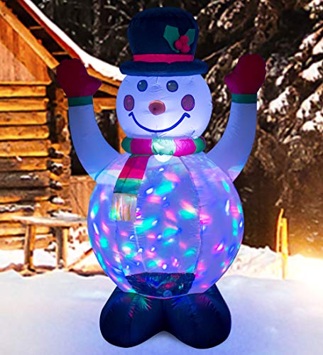 TRMESIA 4ft Christmas Inflatable Snowman Decoration - Outdoor & Indoor Holiday Decor