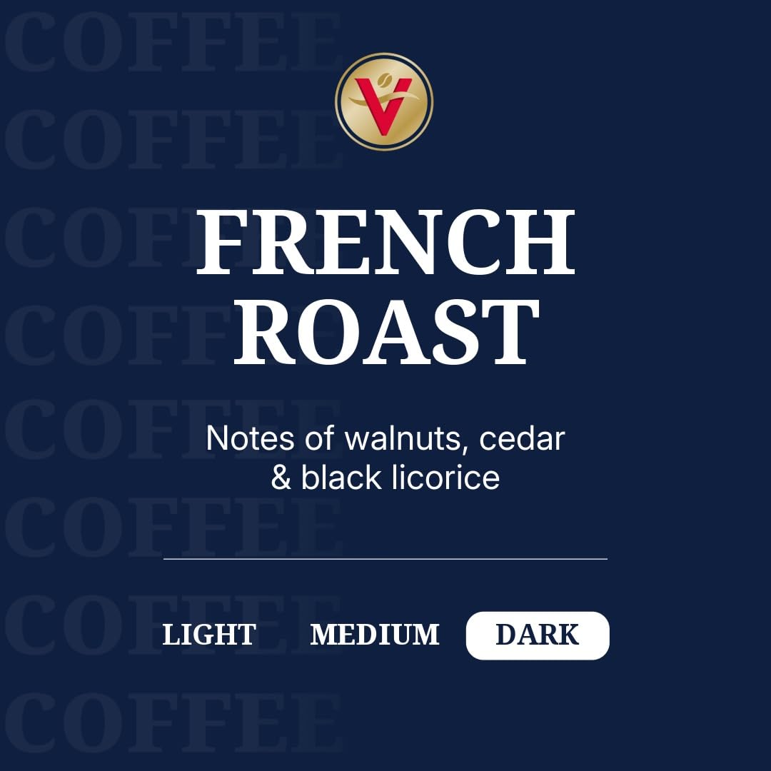 Victor Allen's Coffee French Roast - Dark Roast Single Serve Coffee Pods | 200 Count for Keurig K-Cup Brewers