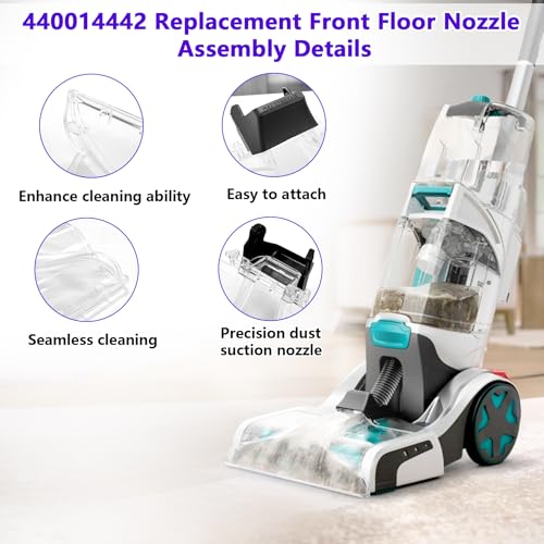 Front Floor Nozzle Assembly for Carpet Cleaner 440014442