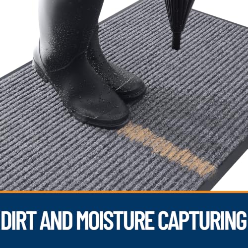 Heavy-Duty Waterproof Front Door Mat – Non-Slip Entryway Floor Mat, 29.5x17