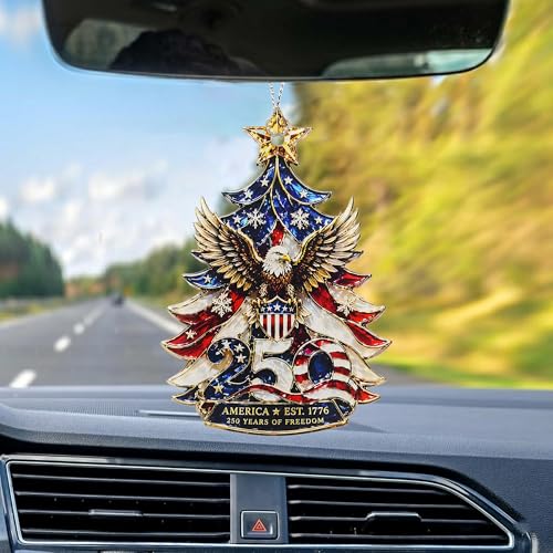 USA 250th Anniversary Christmas Ornament 2026 Patriotic Eagle Decor
