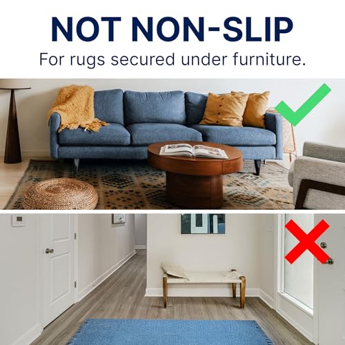 100% Felt Rug Pad 8' x 10' - 1/4" Thick Protective Floor Cushioning