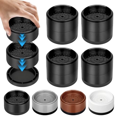 Heavy-Duty Stackable Furniture Risers with Non-Slip TPU Base (Set of 4)