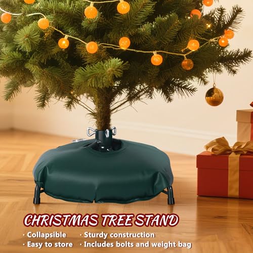 Womnwomn Christmas Tree Stand for Artificial Trees 4-6ft, Metal Base with Floor Protectors