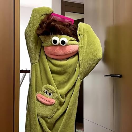 Frog Monster Onesie Pajamas with Hood and Matching Shoes