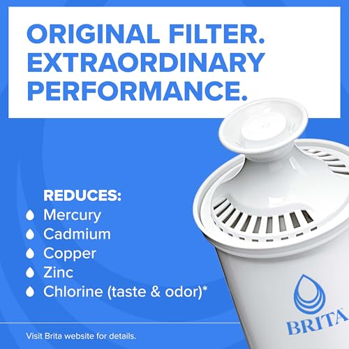 Brita Original Standard Water Filter Replacements, Pitcher Filters, 3 Pack