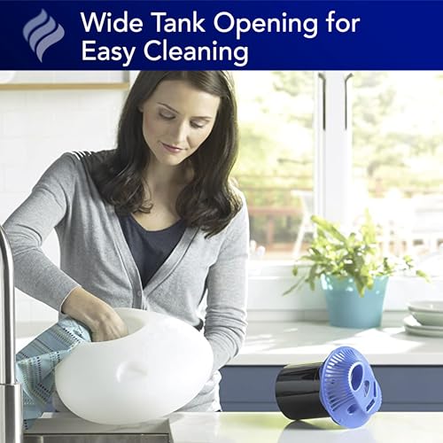 Warm Steam Vaporizer & 1.5 Gallon Humidifier with Night Light