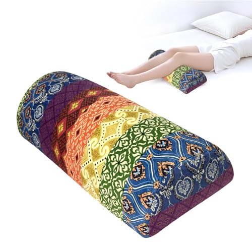 Half Moon Knee Pillow for Back Sleepers - Memory Foam Support for Pain Relief