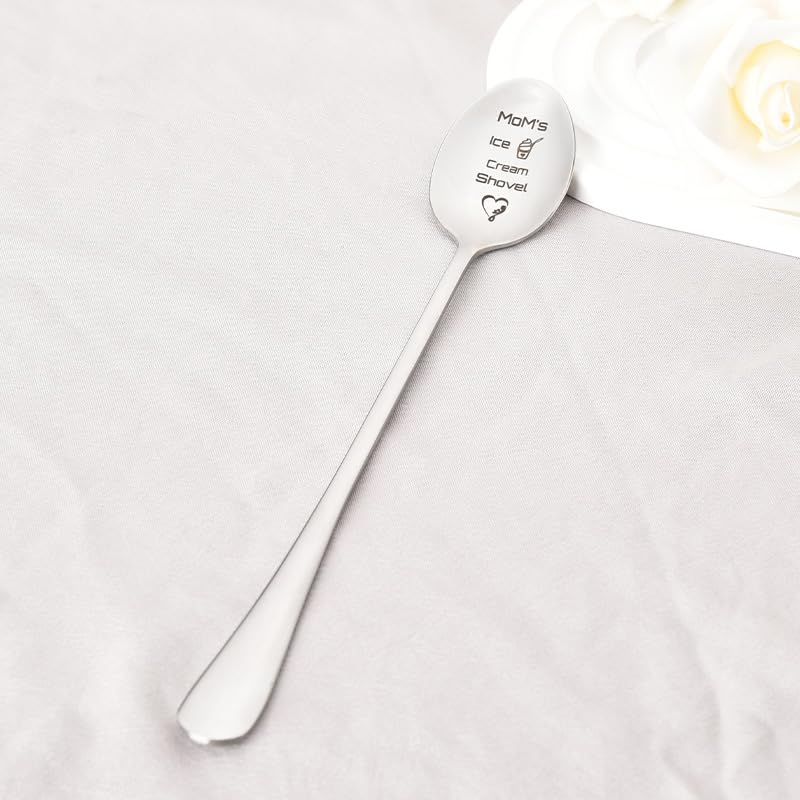 Mom's Ice Cream Shovel Spoon - Funny Gift for Mother Birthday Christmas