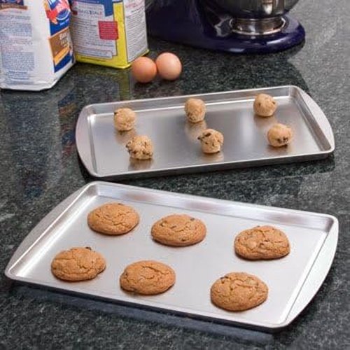 Cooking Concepts Nonstick Cookie Pans - Set of 3 | 13 x 9 x 1 Inch Durable Bakeware