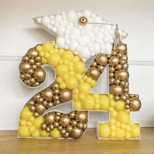 Awenztech 122pcs Metallic Gold Balloon Arch Kit for Parties