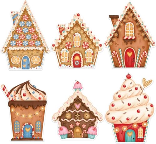 Ceiba Tree 24-Pack Gingerbread House Greeting Cards with Envelopes