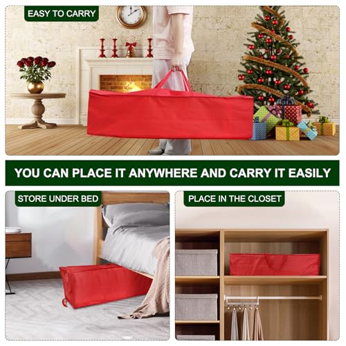 41-Inch Christmas Wrapping Paper Storage Bag and Gift Wrap Organizer