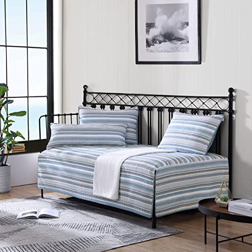 Cotton Reversible Daybed Cover Set with Matching Shams & Pillow Cover