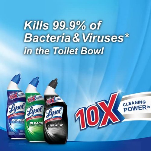 Lysol Disinfectant Toilet Bowl Cleaner - Powerful Germ-Killing Formula | 24 Oz
