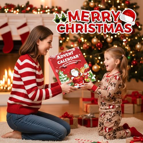 24-Day Squishy Advent Calendar - Fidget Toy Christmas Countdown Box