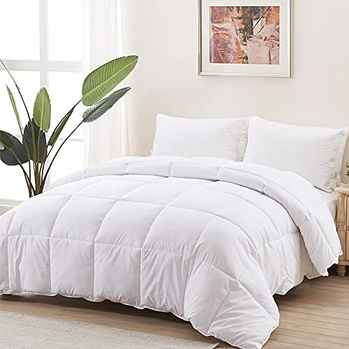 Queen Duvet Insert - 400GSM Down Alternative Winter Comforter, 90x90