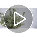 4-Pack Small Artificial Plants in White Pulp Pots - Farmhouse Decor