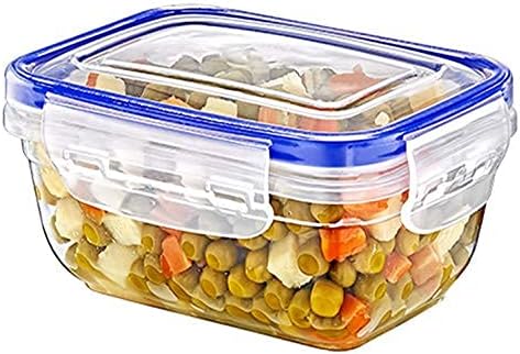 Superio Food Storage Containers - Airtight Leak-Proof Meal Prep Set of 3 | BPA-Free, Microwave & Freezer Safe