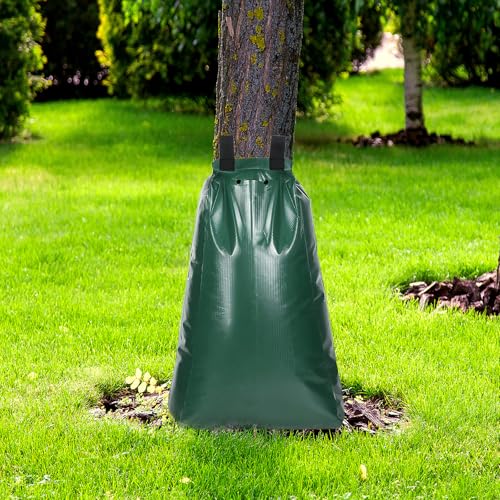 3-Pack Slow Release Tree Watering Bags - 20 Gallon Heavy Duty PVC