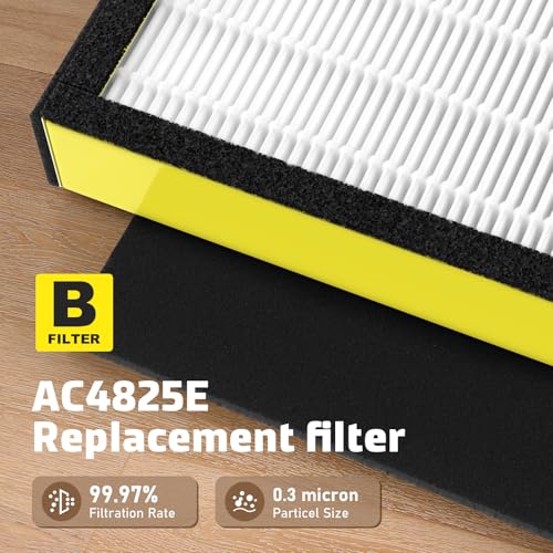 H13 True HEPA Replacement Filter Set with Activated Carbon Pre-Filters