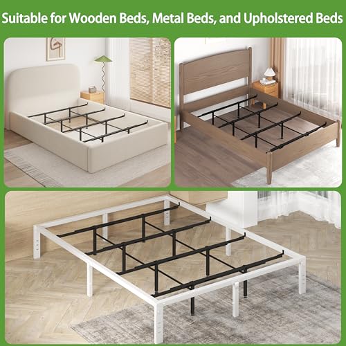 Adjustable Bed Center Support System with 8 Legs for Full to King Beds