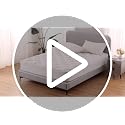 SLEEP ZONE Cooling Twin Mattress Pad - Soft Down Alternative Topper