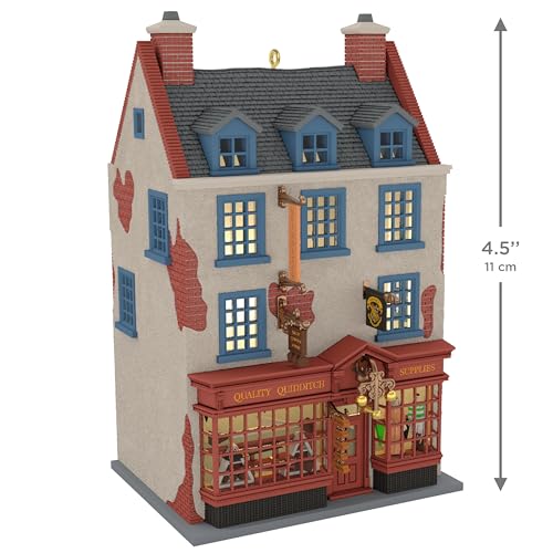 Quidditch Supplies Diagon Alley Christmas Ornament with Light Effect