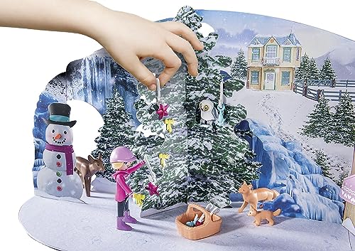 Christmas Sleigh Ride Advent Calendar with Horse Figures & Surprises